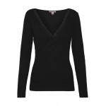 Kobiety T SHIRT TOP | Anna Field Bluzka z długim rękawem - black/czarny - MK03770