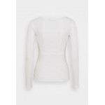 Kobiety T SHIRT TOP | Anna Field Bluzka z długim rękawem - white/biały - EC47675