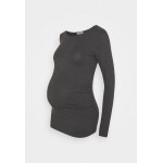 Kobiety T SHIRT TOP | Anna Field MAMA 3 PACK - Bluzka z długim rękawem - black /dark grey /multi-coloured/czarny - FM27566