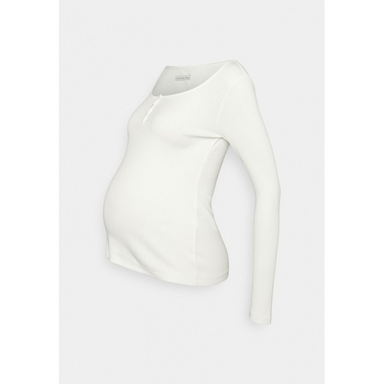 Kobiety T SHIRT TOP | Anna Field MAMA Bluzka z długim rękawem - white/biały - TP56478