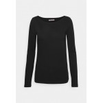 Kobiety T SHIRT TOP | Anna Field Tall 2 PACK - Bluzka z długim rękawem - black/ dark grey/czarny - DN07088