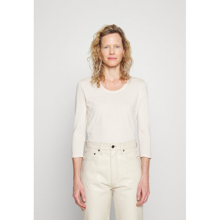 Kobiety T SHIRT TOP | BOSS ECIRASA - Bluzka z długim rękawem - soft cream/mleczny - WG41375
