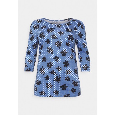 Kobiety T_SHIRT_TOP | CAPSULE by Simply Be VALUE - Bluzka z długim rękawem - blue/niebieski - PQ46801