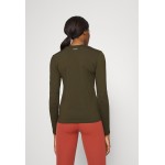 Kobiety T SHIRT TOP | Casall ICONIC - Bluzka z długim rękawem - forest green/ciemnozielony - GW08698