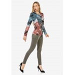 Kobiety T SHIRT TOP | Cipo & Baxx Bluzka z długim rękawem - burgundy/czerwony - YG38757