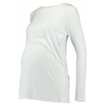 Kobiety T SHIRT TOP | Cotton On Maternity MATERNITY - Bluzka z długim rękawem - white/biały - UP51989