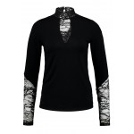 Kobiety T SHIRT TOP | Culture BLOUSE - Bluzka z długim rękawem - black/czarny - UP24140
