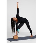 Kobiety T SHIRT TOP | Curare Yogawear Bluzka z długim rękawem - black/czarny - QG77834