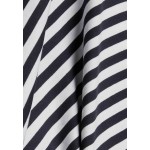 Kobiety T SHIRT TOP | edc by Esprit STRIPED SLEEVE TEE - Bluzka z długim rękawem - navy/granatowy - IR27892
