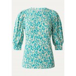 Kobiety T SHIRT TOP | Eksept by Shoeby RIB JERSEY TEE - Bluzka z długim rękawem - blue/niebieski - AR10711