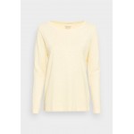 Kobiety T SHIRT TOP | Esprit BOAT - Bluzka z długim rękawem - pastel yellow/jasnożółty - BQ52463