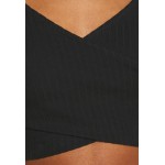 Kobiety T SHIRT TOP | Even&Odd Bluzka z długim rękawem - black/czarny - ES50431