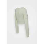 Kobiety T SHIRT TOP | Even&Odd Maternity Bluzka z długim rękawem - green/zielony - ZO93734