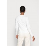 Kobiety T SHIRT TOP | GANT ARCH LOGO - Bluzka z długim rękawem - eggshell/biały - BP86729
