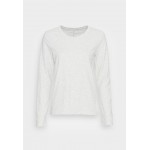 Kobiety T SHIRT TOP | GAP FOREVERSOFT CREW - Bluzka z długim rękawem - light heather grey/szary - AS32213