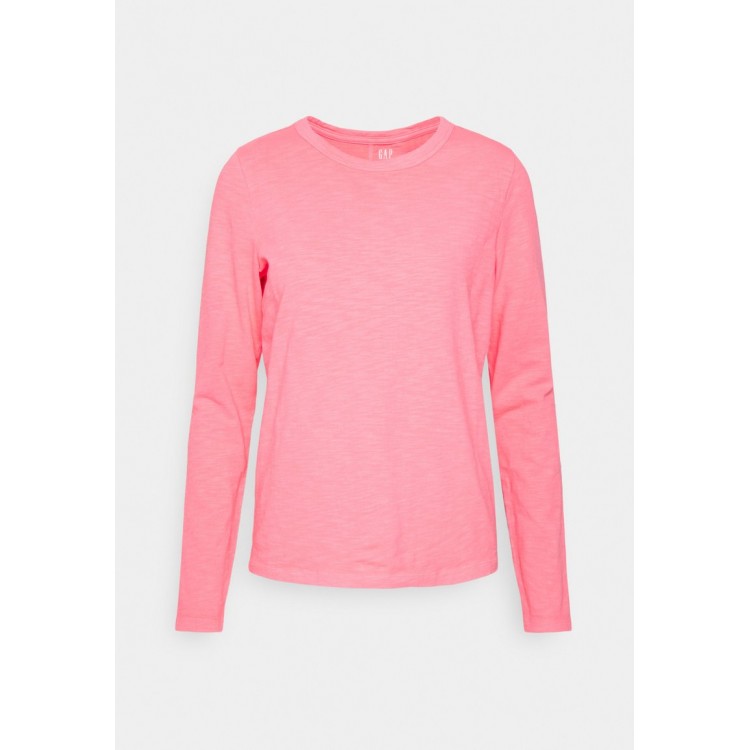Kobiety T SHIRT TOP | GAP FOREVERSOFT CREW - Bluzka z długim rękawem - sassy pink/różowy - UW04670