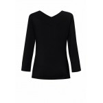 Kobiety T SHIRT TOP | Hexeline Bluzka z długim rękawem - czarny - JM84960