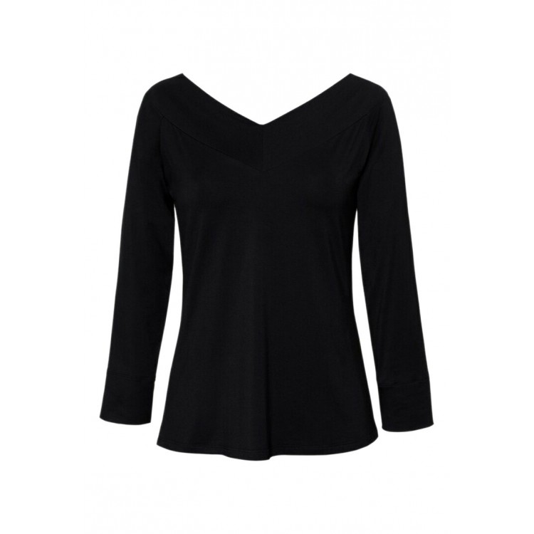 Kobiety T SHIRT TOP | Hexeline Bluzka z długim rękawem - czarny - JM84960