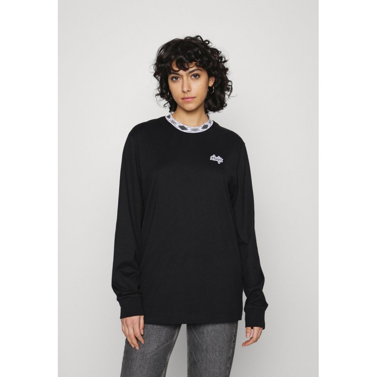 Kobiety T SHIRT TOP | HUF Bluzka z długim rękawem - black/czarny - XK16689