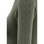 Kobiety T SHIRT TOP | Hummel HMLSHAPING SEAMLESS - Bluzka z długim rękawem - thyme/zielony - SA11100