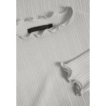 Kobiety T SHIRT TOP | Karen by Simonsen Bluzka z długim rękawem - opal gray melange/szary melanż - ET18663