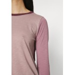 Kobiety T SHIRT TOP | Madewell WHISPER SHOUT TEE COLORBLOCK - Bluzka z długim rękawem - vintage petal/mauve - SZ63969