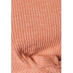 Kobiety T SHIRT TOP | MAMALICIOUS MLSYLVIE CROP - Bluzka z długim rękawem - cedar wood/pomarańczowy - QX90777