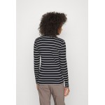Kobiety T SHIRT TOP | Marks & Spencer FITTED FUNNEL - Bluzka z długim rękawem - black mix/czarny - SL30806