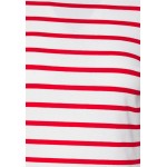Kobiety T SHIRT TOP | Marks & Spencer SLASH FITTED - Bluzka z długim rękawem - red mix/czerwony - WG31593