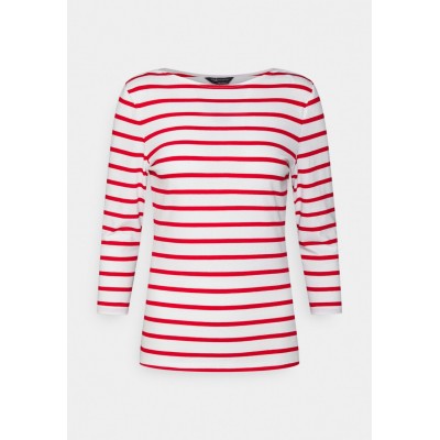Kobiety T_SHIRT_TOP | Marks & Spencer SLASH FITTED - Bluzka z długim rękawem - red mix/czerwony - WG31593