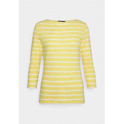 Kobiety T_SHIRT_TOP | Marks & Spencer SLASH FITTED - Bluzka z długim rękawem - yellow mix/żółty - EQ46099