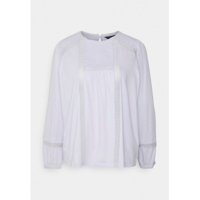 Kobiety T_SHIRT_TOP | Marks & Spencer WASHED TRIM - Bluzka z długim rękawem - pale lilac/liliowy - VJ03533