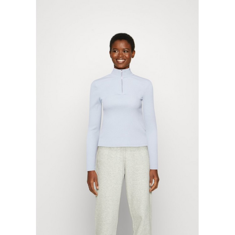 Kobiety T SHIRT TOP | Mavi ZIP UP - Bluzka z długim rękawem - heather/liliowy - FX37056