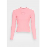 Kobiety T SHIRT TOP | Monki Bluzka z długim rękawem - pink light/różowy - HI82296