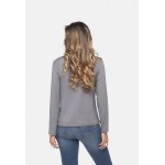 Kobiety T SHIRT TOP | NeroGiardini Bluzka z długim rękawem - grigio scuro/stalowy - XJ20401