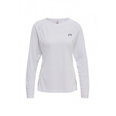 Kobiety T_SHIRT_TOP | Newline CORE RUNNING - Bluzka z długim rękawem - white/biały - EA84432