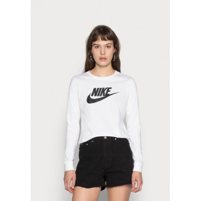 Kobiety T_SHIRT_TOP | Nike Sportswear TEE ICON - Bluzka z długim rękawem - white/black/biały - GH99035