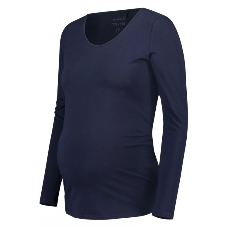 Kobiety T SHIRT TOP | Noppies Bluzka z długim rękawem - dark blue/granatowy - NL89201
