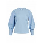 Kobiety T SHIRT TOP | Object MIT BALLONÄRMELN - Bluzka z długim rękawem - serenity/różowy - MW84636
