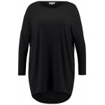 Kobiety T SHIRT TOP | ONLY Carmakoma CARCARMA LONG - Bluzka z długim rękawem - black/melange/czarny - GH22440
