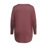 Kobiety T SHIRT TOP | ONLY Carmakoma CARCARMA LONG - Bluzka z długim rękawem - rose brown/jasnobrązowy - PJ04323
