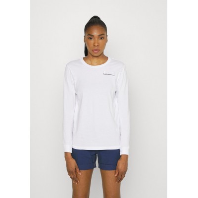 Kobiety T_SHIRT_TOP | Peak Performance ORIGINAL BACKPRINT  - Bluzka z długim rękawem - white/biały - LF31677