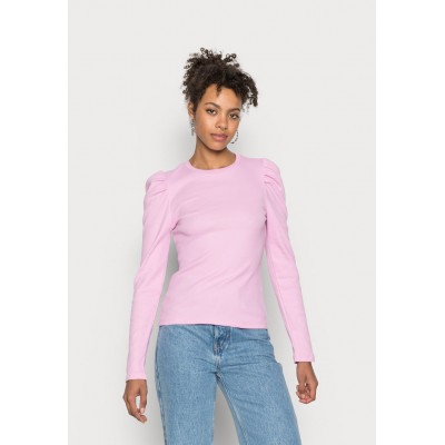 Kobiety T_SHIRT_TOP | Pieces PCANNA - Bluzka z długim rękawem - pastel lavender/różowy - EC66582