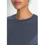 Kobiety T SHIRT TOP | Pieces PCRIA SOLID TEE - Bluzka z długim rękawem - ombre blue/granatowy - QH39118