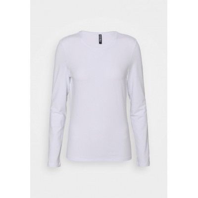 Kobiety T_SHIRT_TOP | Pieces PCSIRENE TEE - Bluzka z długim rękawem - bright white/biały - UU99034