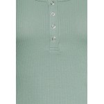 Kobiety T SHIRT TOP | Pieces Petite PCKITTE - Bluzka z długim rękawem - hedge green/zielony - JK39559