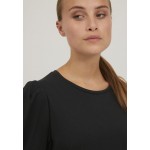 Kobiety T SHIRT TOP | PULZ PZCLARISSA - Bluzka - black beauty/czarny - SY94954