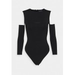 Kobiety T SHIRT TOP | retrofête KIRIN BODYSUIT - Bluzka z długim rękawem - black/czarny - QG81025