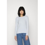 Kobiety T SHIRT TOP | Selected Femme SLFANNA CREW NECK TEE - Bluzka z długim rękawem - cashmere blue/jasnoniebieski - JL93051