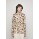 Kobiety T SHIRT TOP | Selected Femme SLFOTTILIA LS ROLL NECK TOP - Bluzka z długim rękawem - double cream/beżowy - AN10157